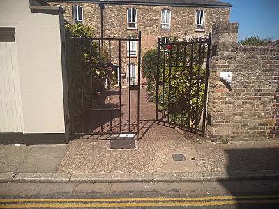 Repainted gates